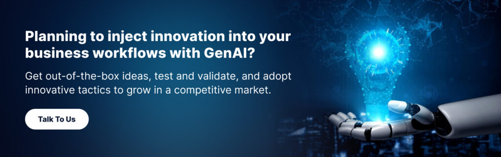 Transforming Business Innovation with Generative AI CTA